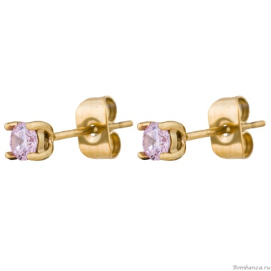 Пусеты Fiore Luna, LIGHT ROSE